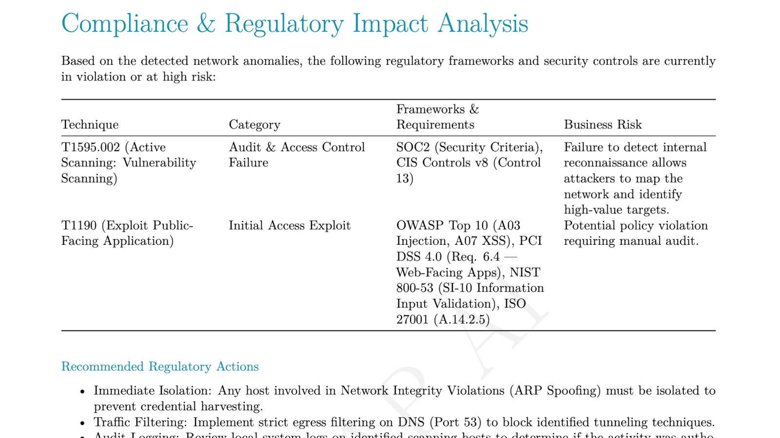 AI Analysis Proof for How to Automate PCI-DSS & SOC2 Compliance Audits | PcapAI